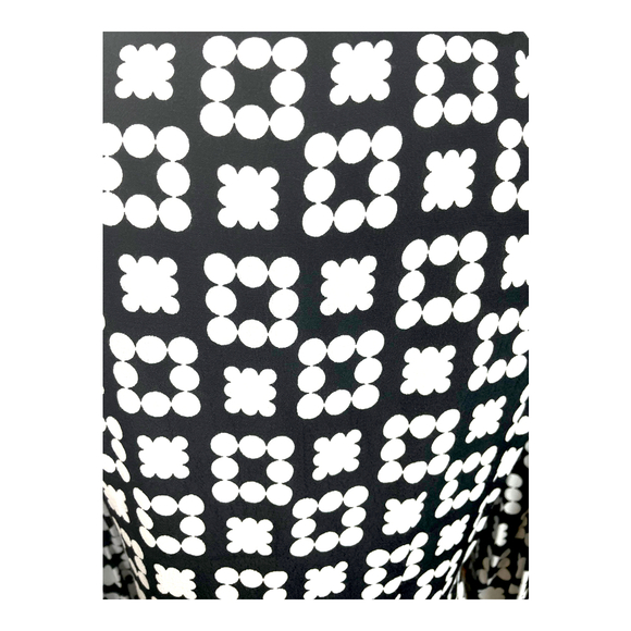 Zara Nadia RARE Blogger Favorite Button Down Shirt Dress Mod Print Black/White - Picture 7 of 8